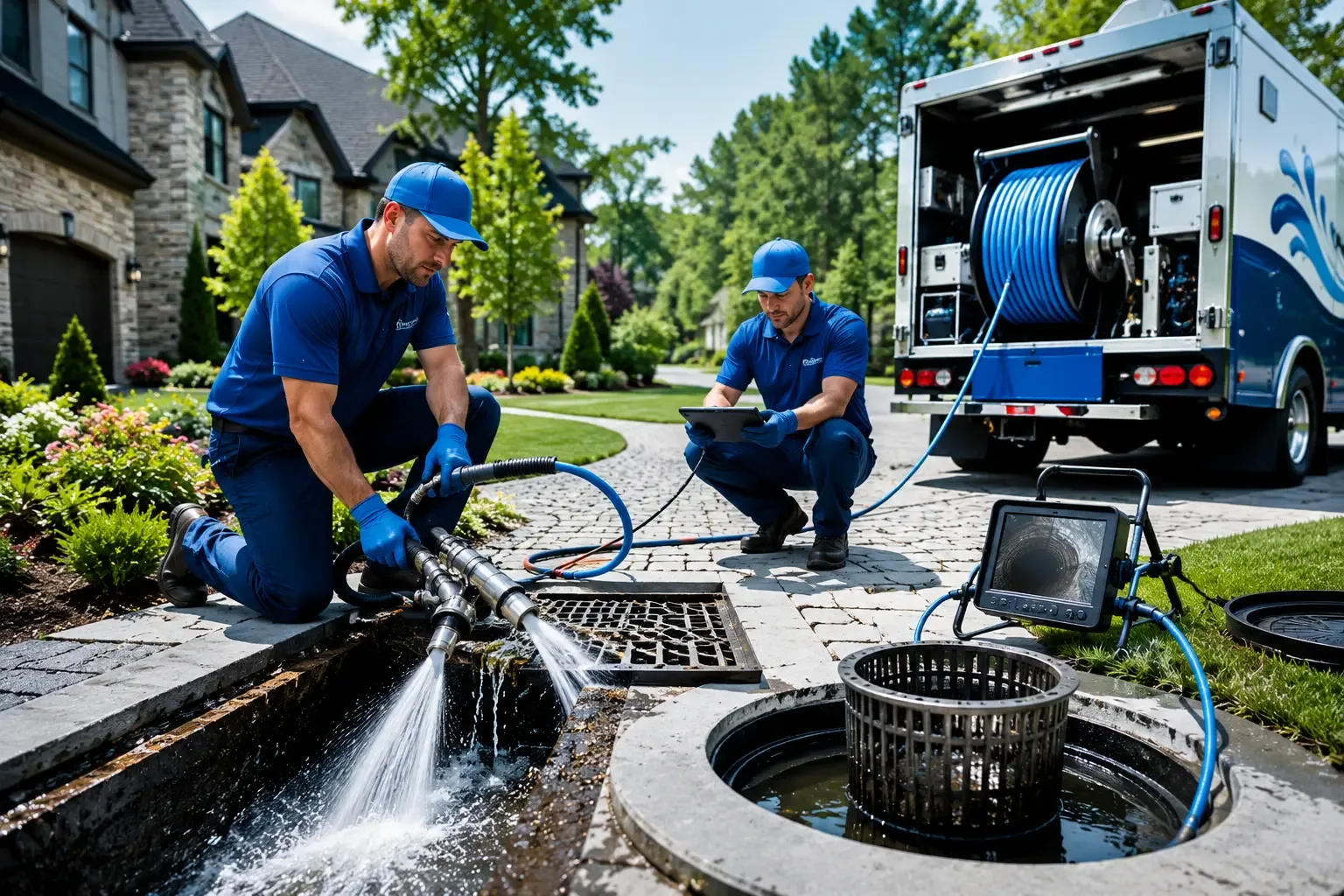 Local outdoor drain cleaning professionals in Delhi, IA